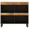 Bijzetkast 85x33x75 cm massief mangohout