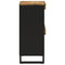 Bijzetkast 85x33x75 cm massief mangohout