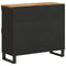Bijzetkast 85x33x75 cm massief mangohout