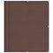 Balkonscherm 120x800 cm 100% polyester oxford bruin