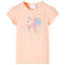 Kindershirt 128 lichtoranje