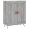 Dressoir 69,5x34x90 cm bewerkt hout grijs sonoma eikenkleurig
