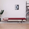 Slaapbank polyester wijnrood