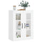 Wandkast 69,5x34x90 cm bewerkt hout wit