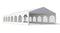 Professionele Partytent PVC 6x14x2,3 mtr in Wit