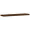 Wandschappen 8 st 40x10x1,5 cm bewerkt hout bruineikenkleurig