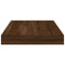 Wandschappen 8 st 40x10x1,5 cm bewerkt hout bruineikenkleurig