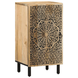 Bijzetkast 40x33x75 cm massief mangohout