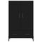 Hoge kast 69,5x31x115 cm bewerkt hout zwart