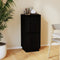 Dressoir 31,5x34x75 cm massief grenenhout zwart