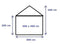 Opslagtent Premium PVC 3x4x2 mtr in Wit
