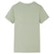 Kindershirt met korte mouwen 104 lichtkakikleurig