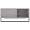 Salontafel 80x80x36,5 cm bewerkt hout grijs sonoma eikenkleurig