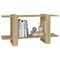 Boekenkast 100x30x51 cm bewerkt hout sonoma eikenkleurig