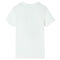 Kindershirt met korte mouwen 116 ecru