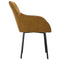 Eetkamerstoelen 2 st fluweel bruin