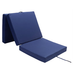 Matras opvouwbaar Blauw 190x70x10cm