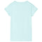 Kindershirt 104 lichtzeeblauw