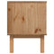 Tv-meubel 113,5x43x57 cm massief grenenhout bruin en wit