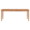 Tuintafel 200x90x75 cm massief teakhout