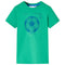 Kindershirt met voetbalprint 104 groen