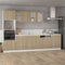 Onderkast met lade 50x46x81,5 cm spaanplaat sonoma eikenkleurig