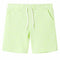 Kindershorts met trekkoord 104 neongeel