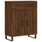 Dressoir 69,5x34x90 cm bewerkt hout bruineikenkleurig