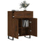 Dressoir 69,5x34x90 cm bewerkt hout bruineikenkleurig