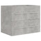 Wastafelkast 60x38,5x48 cm spaanplaat betongrijs
