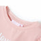 Kindershirt met ruches aan de mouwen 104 lichtroze