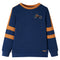 Kindertrui met motorontwerp 104 indigo-blauw