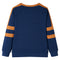 Kindertrui met motorontwerp 104 indigo-blauw