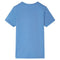 Kindershirt met korte mouwen 92 middenblauw