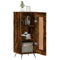 Dressoir 34,5x34x90 cm bewerkt hout gerookt eiken