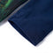 Kinderjurk met lange mouwen kattenprint 128 marineblauw