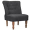 Fauteuils Franca stof grijs 2 st