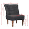 Fauteuils Franca stof grijs 2 st