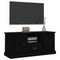 Tv-meubel 100x35,5x45 cm bewerkt hout zwart