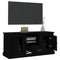 Tv-meubel 100x35,5x45 cm bewerkt hout zwart