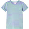 Kindershirt gestreept 140 felmintkleurig