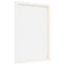 Canvasdoeken 12 st stof en massief grenenhout wit