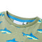 Kindershirt 128 lichtkakikleurig