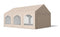 Classic Plus Partytent PVC 4x10x2 mtr in Beige
