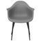 Eetkamerstoelen 4 st PP grijs