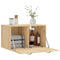 Wandkast 60x36,5x35 cm bewerkt hout sonoma eikenkleurig