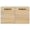 Wandkast 60x36,5x35 cm bewerkt hout sonoma eikenkleurig