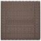 Bistrotafel inklapbaar 55x54x71 cm poly rattan bruin