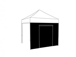 Easy Up vouwtent zijwand met deur polyester , kies je maat en kleur