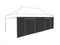 Easy Up vouwtent zijwand met deur polyester , kies je maat en kleur